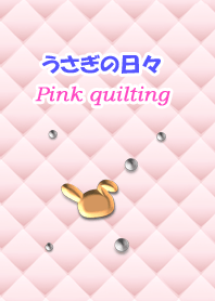 Rabbit daily(Pink quilting)
