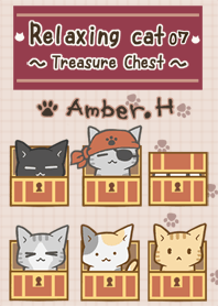 Relaxing cat No.7 - Treasure Chest -