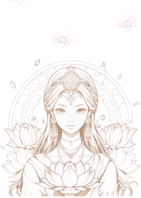 Goddess Lakshmi : minimal