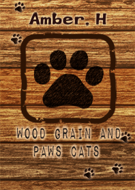 Wood grain and paws Cats 2