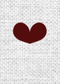 brown heart (simple)