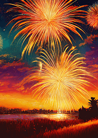 Beautiful Fireworks Theme#173