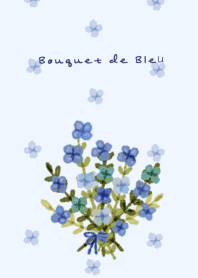 blue bouquet theme