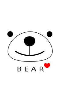 SIMPLE BEAR(white)