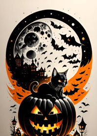 halloween cat 49D39A
