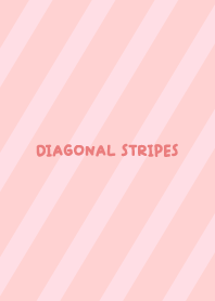 Diagonal Stripes - Piggy