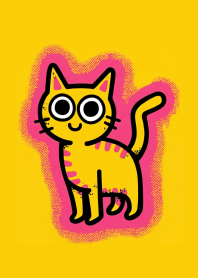 復古龐克霓虹貓