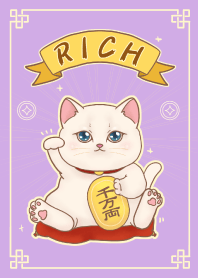 The maneki-neko (fortune cat)  rich 70