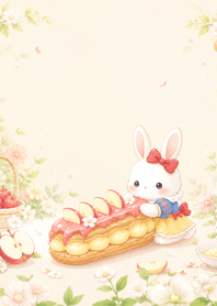 Snow White Rabbit Apple Eclair
