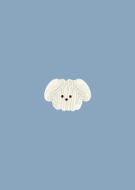 Whipped Cream Dog (Light Blue)