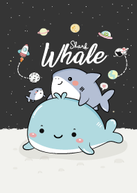 วาฬและฉลาม กาแล็กซี่สีดำ