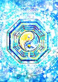 crystal HAKKE yin yang symbol