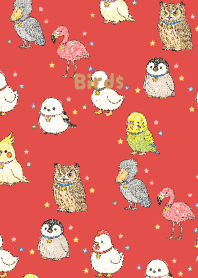 My beloved bird03 red