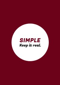 SIMPLE -Keep it real.- THEME 4