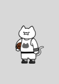 Basketball cat(pastel colors10)