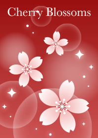 Cherry Blossoms3(bordeaux)