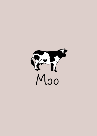 cow simple pink