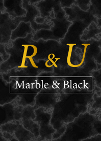 R&U-Marble&Black-Initial