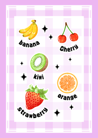 fruits! -light purple-