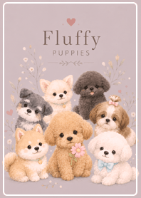 pink Fluffy Puppies