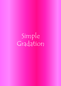 Simple Gradation -GlossyPink 35-