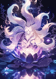 Purple lotus lake fox king