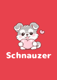 Sketch Schnauzer 2 Red 03