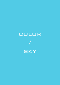 Simple color : sky