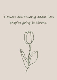 art tulip_greenbeige