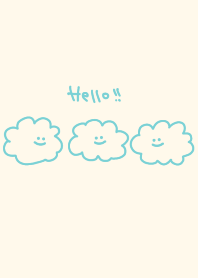 hello_cloud (ivory green)