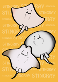Happy stingray world(yellow)