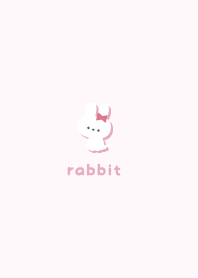 Rabbits5 Ribbon - Pink