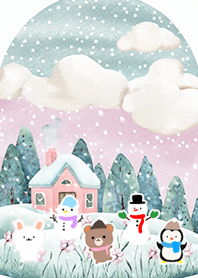 Kawaii scandinavian style(Winter-1032)