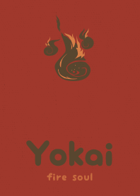 Yokai fire soul  Fallen leaves