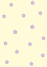 flower pattern =sweetpurple yellow=
