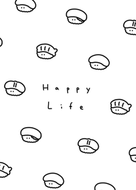 Small Sushi / white black