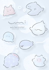 blue Round Sea Creatures 11_2