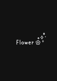 ดอกไม้3 *สีดำ*