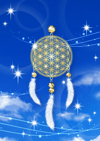 Dreamcatcher Flower of life x Quartz
