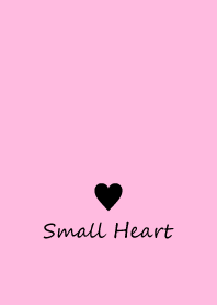 Small Heart *Pink+Black*