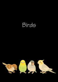 Birds2 on black