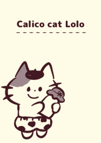 三毛猫のロロちゃん2021