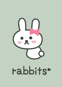 Rabbits.green.Ribbon