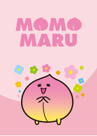 ゆる〜い桃のキャラクター ももまる