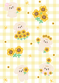 ปั๊ปปี้น้อย x ดอกทานตะวัน v.4