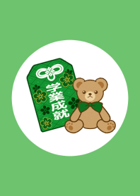 OMAMORI TEDDY BEAR[GREEN]