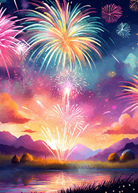 Beautiful Fireworks Theme#159