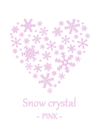 Snowy crystal - Pink