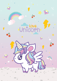 Unicorn Thunder Cute Lovely