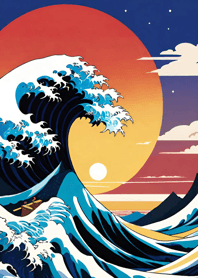 Bright Moon and Dawn 3A825a